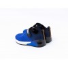 Tamsiai mėlyni Clibee sportbačiai su lipuku ir raištelių imitacija