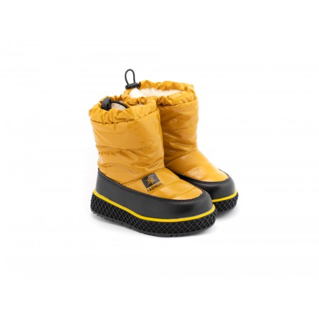 Clibee geltoni  žieminiai sniego batai vaikams su užtrauktuku