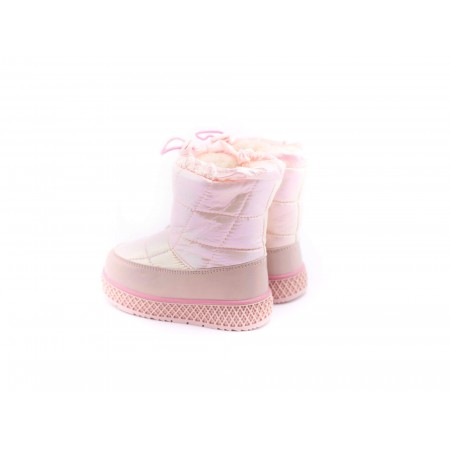 Clibee rožiniai žieminiai sniego batai vaikams su užtrauktuku