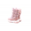 Clibee sniego batai mergaitei, rožinės spalvos su užtrauktuku priekyje