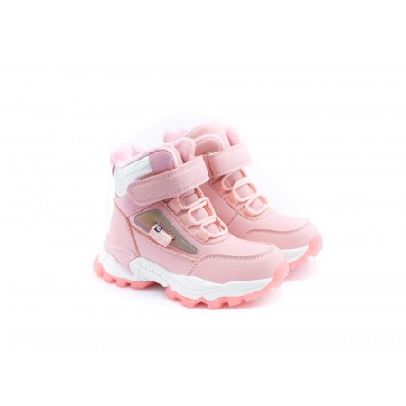 Rožinės spalvos Clibee žieminiai batai vaikams