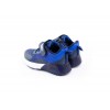 Tamsiai mėlyni Clibee sportbačiai su lipuku ir raištelių imitacija