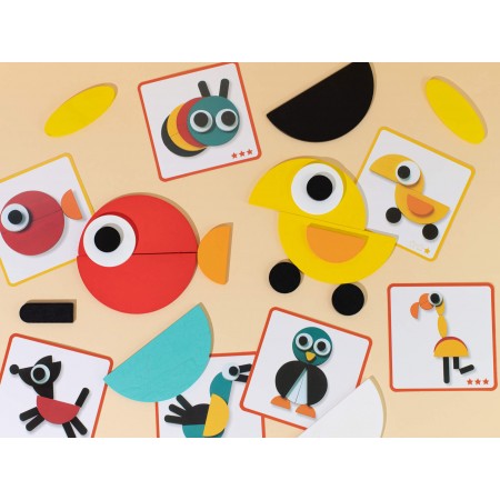 Lavinamieji galvosūkiai dėlionės Montessori ZhikuBao gyvūnėliai