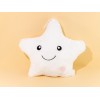  Vaikiška šviečianti pagalvėlė žvaigždutė balta