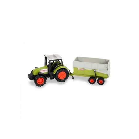 Žaislinis traktorius su priekaba Dickie Farm 36 cm